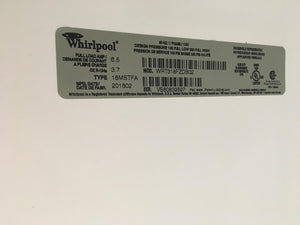 Whirlpool Black Refrigerator - 3942