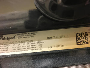 Whirlpool Gas Stove - 0624