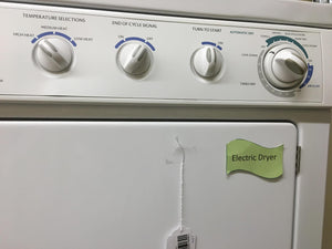 Frigidaire Washer and Electric Dryer Stack Set - 9581