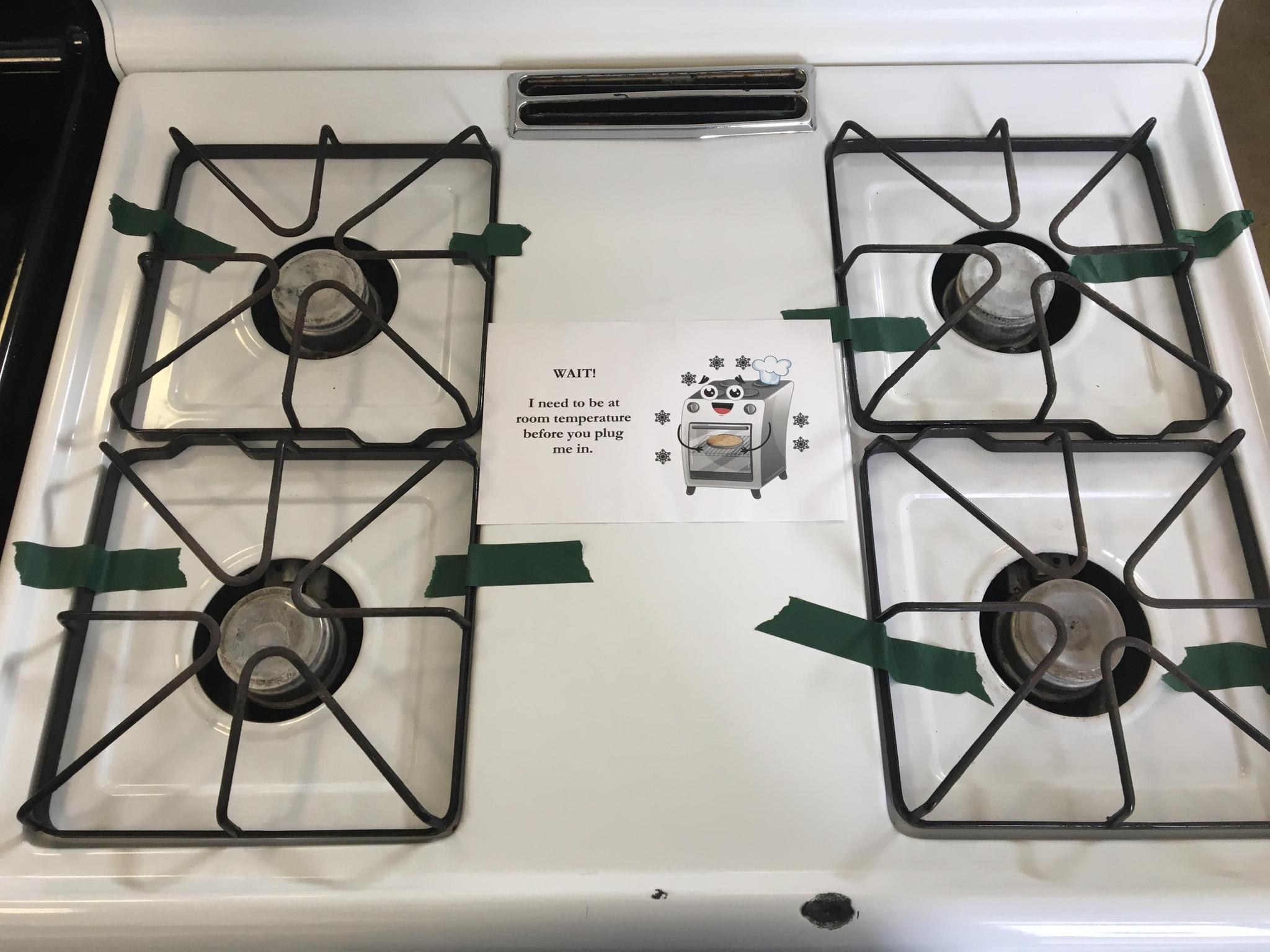 kenmore gas range top