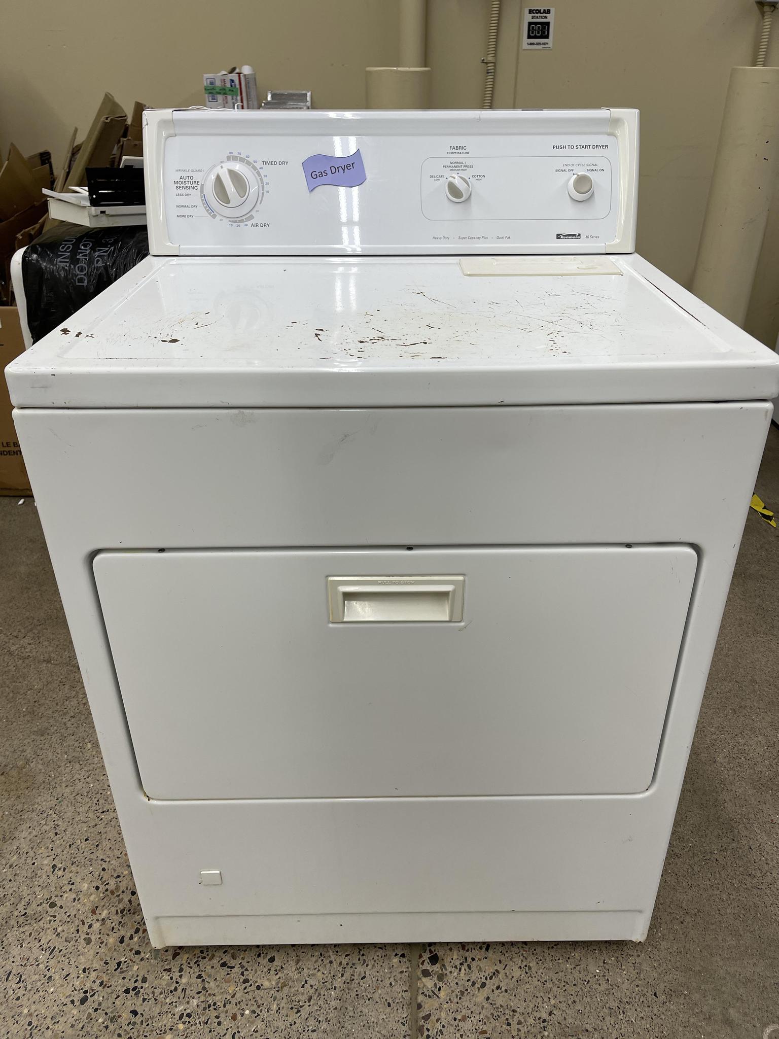 Used Kenmore Gas Dryer