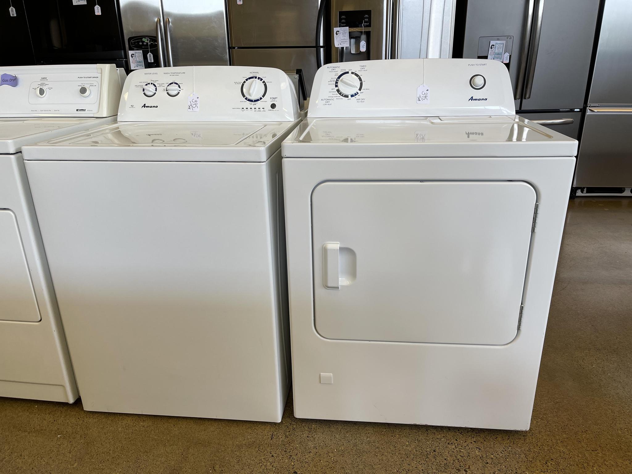 Amana washer deals and dryer sets