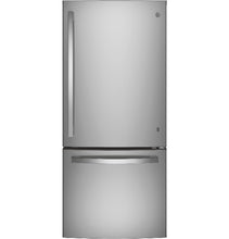 Load image into Gallery viewer, Brand New GE 20.9 CU. FT. BOTTOM-FREEZER REFRIGERATOR - GBE21DYKFS
