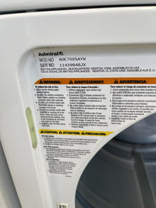 Admiral Electric Dryer - 9679