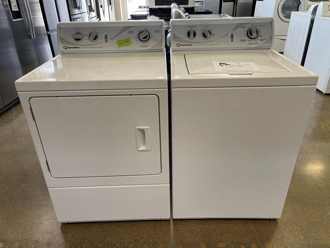 Speed Queen Washer and Electric Dryer Set - 9301 - 4796