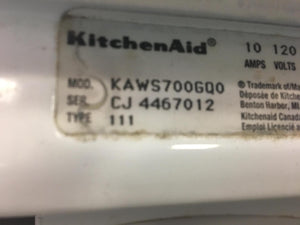 KitchenAid Washer - 9274