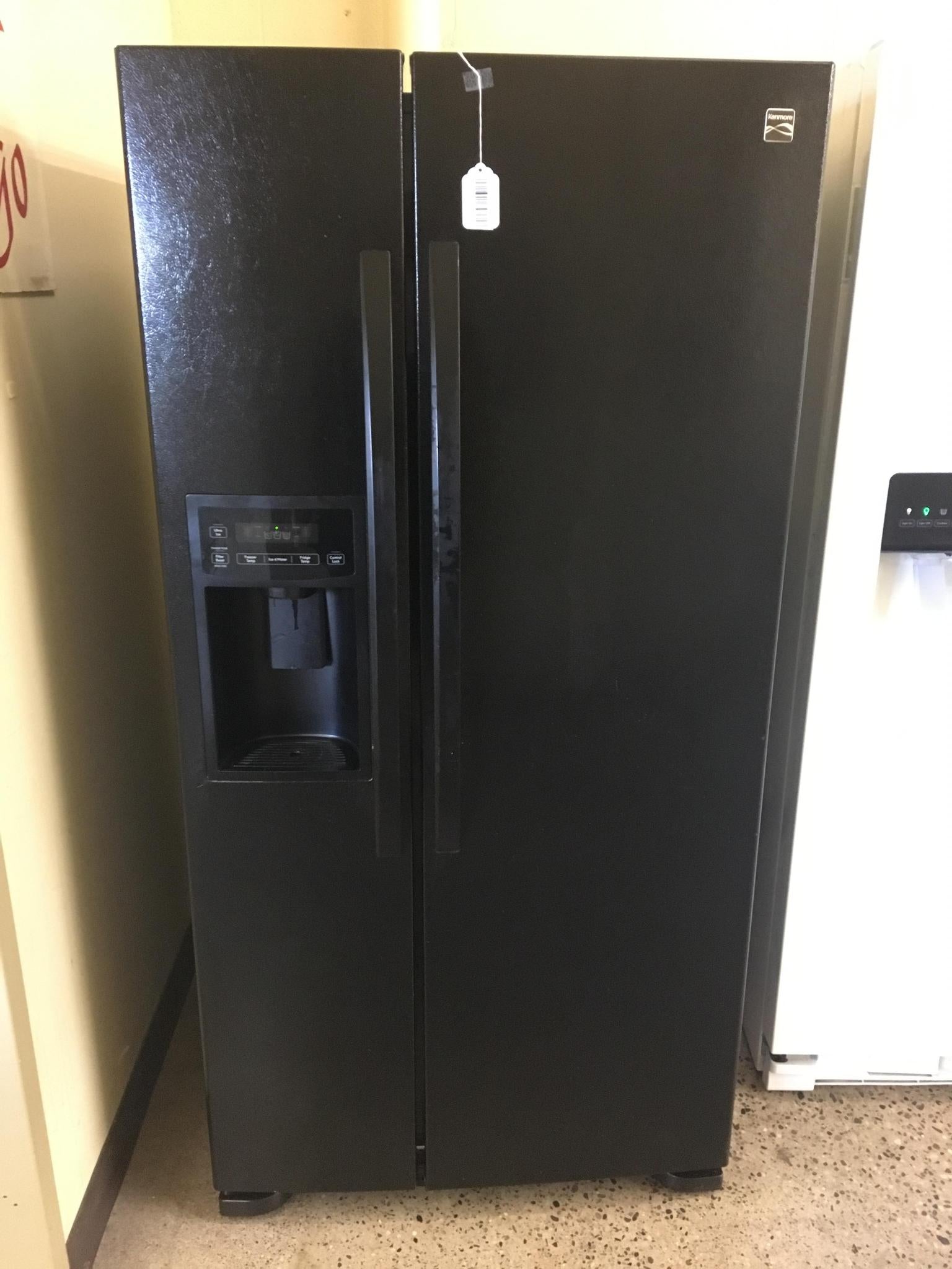 Amazon.com: Kenmore Elite 51779 28 cu. ft. Side-by-Side Refrigerator with  Accela Ice Technology in Black, includes delivery and hookup