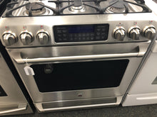 Load image into Gallery viewer, GE Stainless Slide in Dual Gas/Electric Stove - 4550
