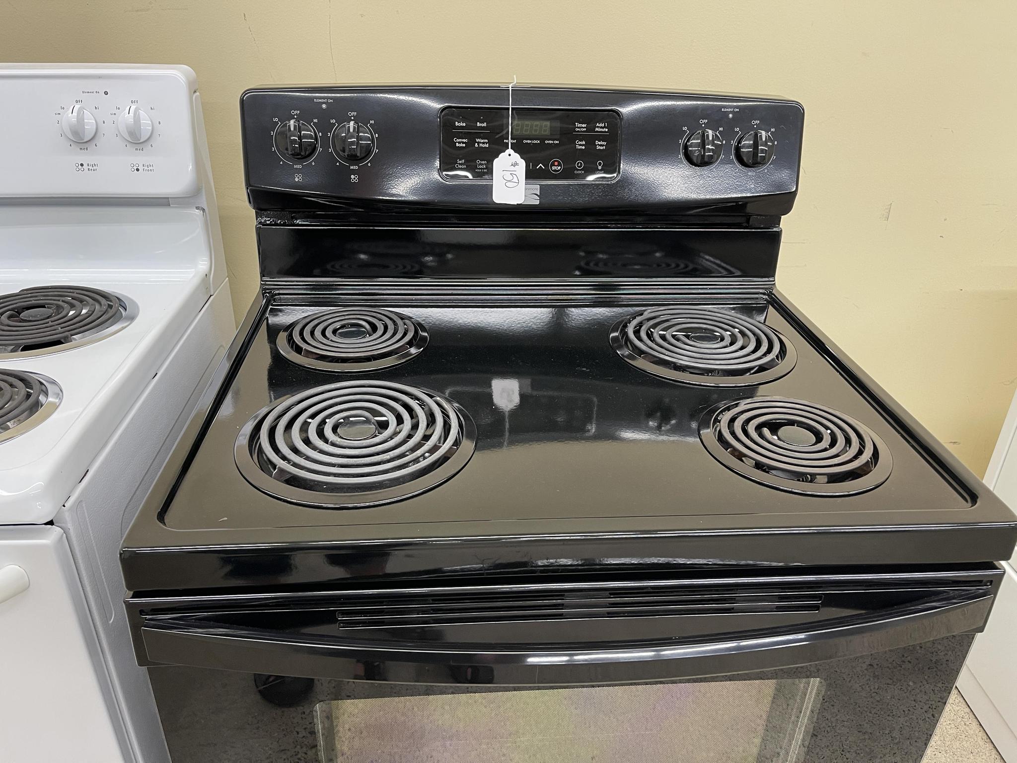 Kenmore Stove Coil Top Stainless Black (Convection Oven) — Mesquite Group