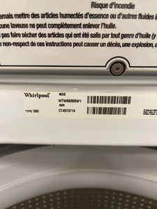 Whirlpool Cabrio Washer - 3088
