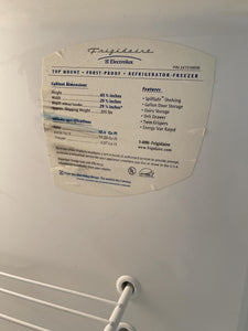 Frigidaire Bisque Refrigerator - 8846