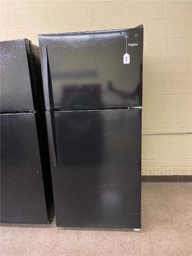 Whirlpool Black Refrigerator - 2218