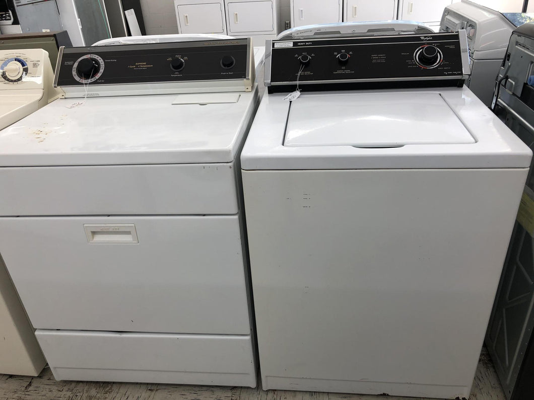 Whirlpool Washer and Electric Dryer Set- 1760-1571