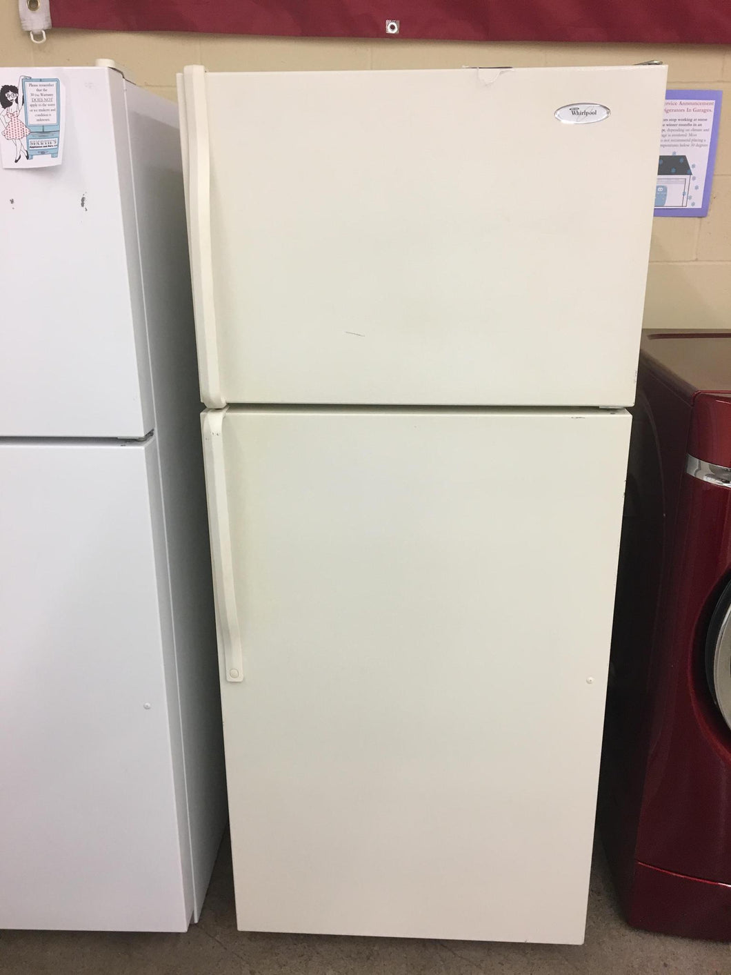 Whirlpool Bisque Refrigerator - 6350