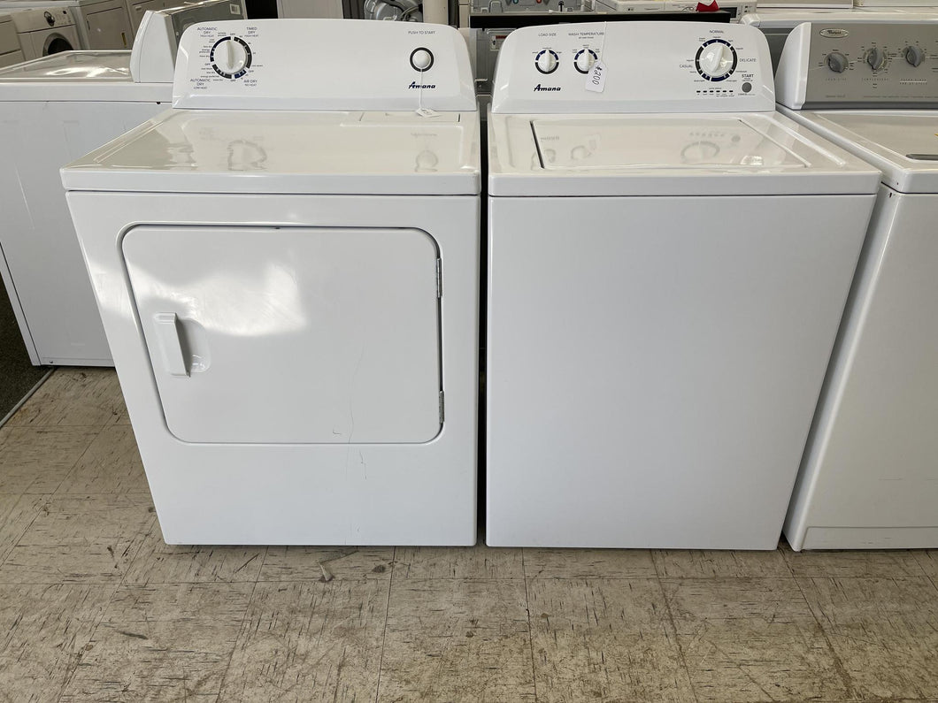 Amana Washer and Electric Dryer Set - 2816-7510