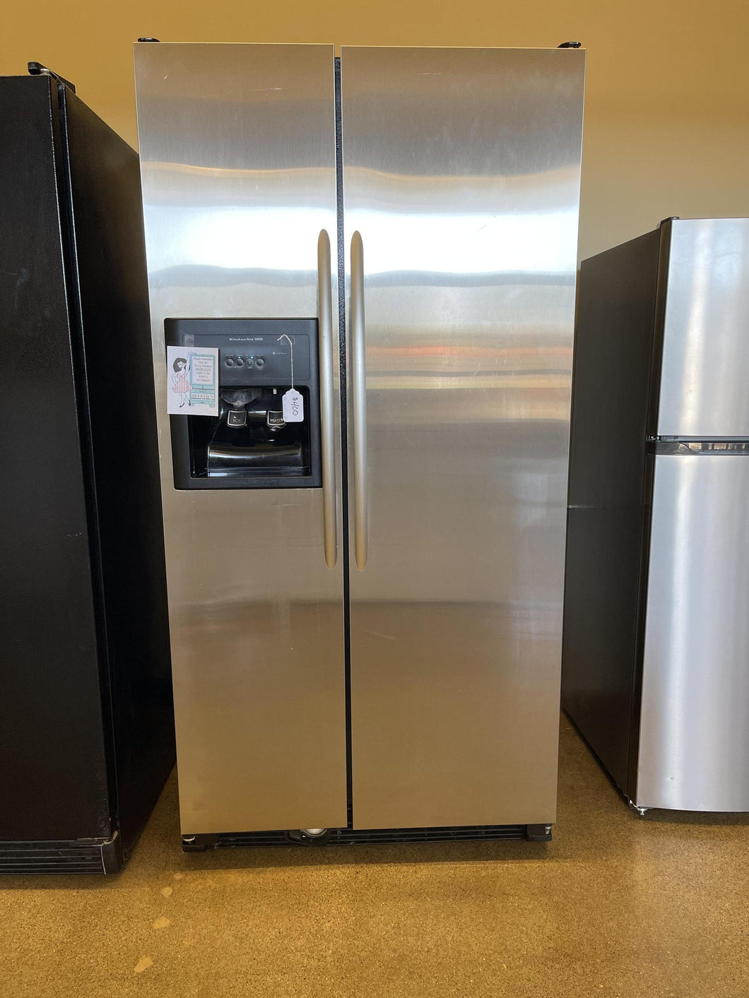 Kitchen Aid Stainless Side by Side Refrigerator - 2965