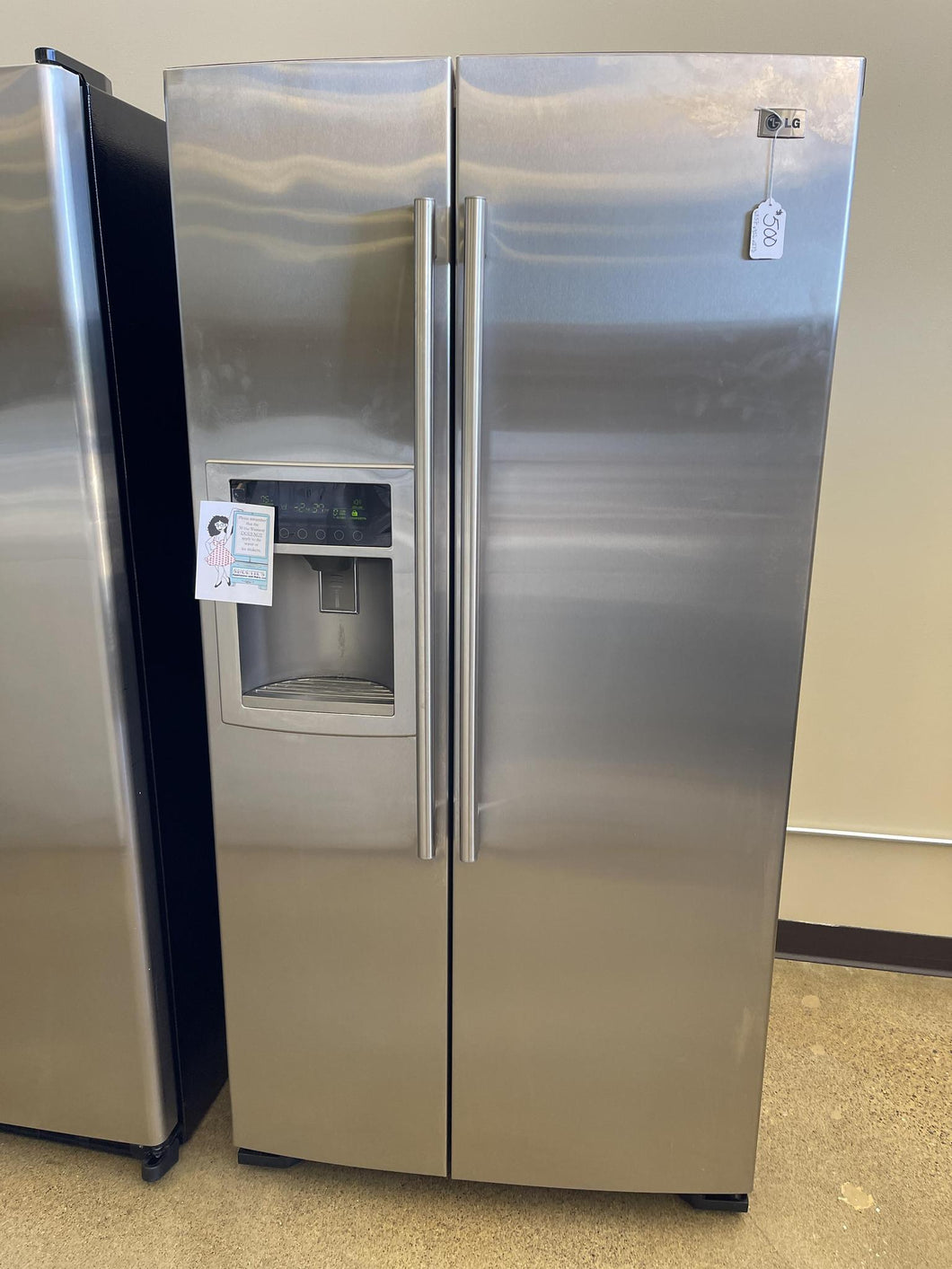 LG Stainless Side by Side Refrigerator - 7599