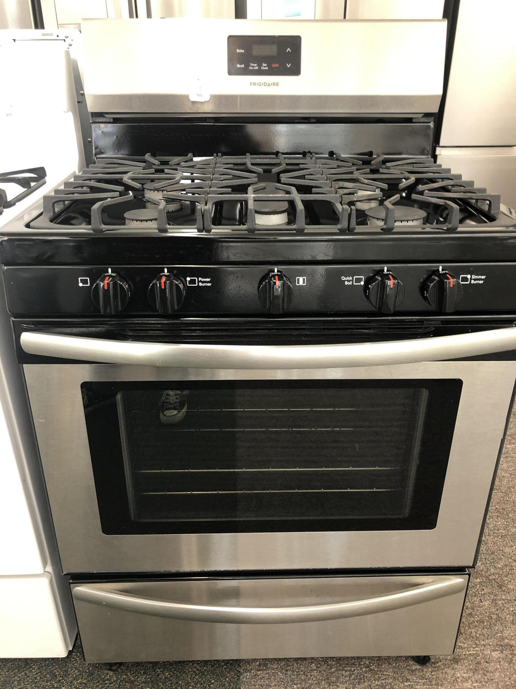 Frigidaire Stainless Gas Stove - 8676