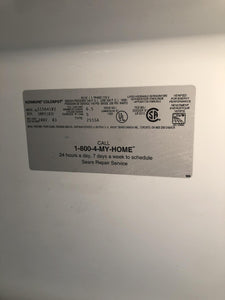 Kenmore Bisque Side by Side Refrigerator - 8096