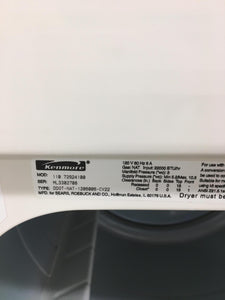 Kenmore Bisque Washer and Gas Dryer - 7171-4988