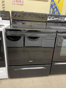 Whirlpool Black Stove - 8558
