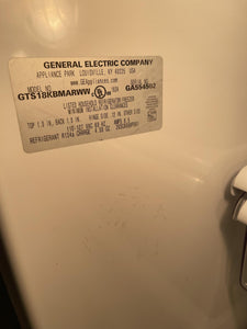 GE White Refrigerator - 5782