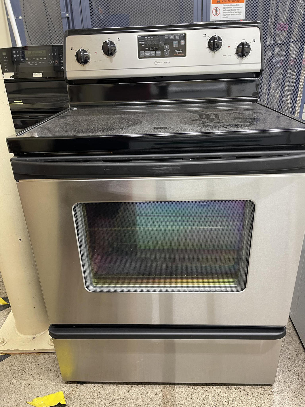 Whirlpool Stainless Electric Stove - 1569