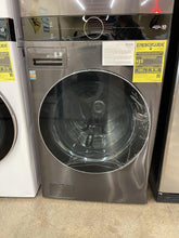 Load image into Gallery viewer, LG Front Load Washer &amp; Electric Dryer Laundry Center Gray - 5794
