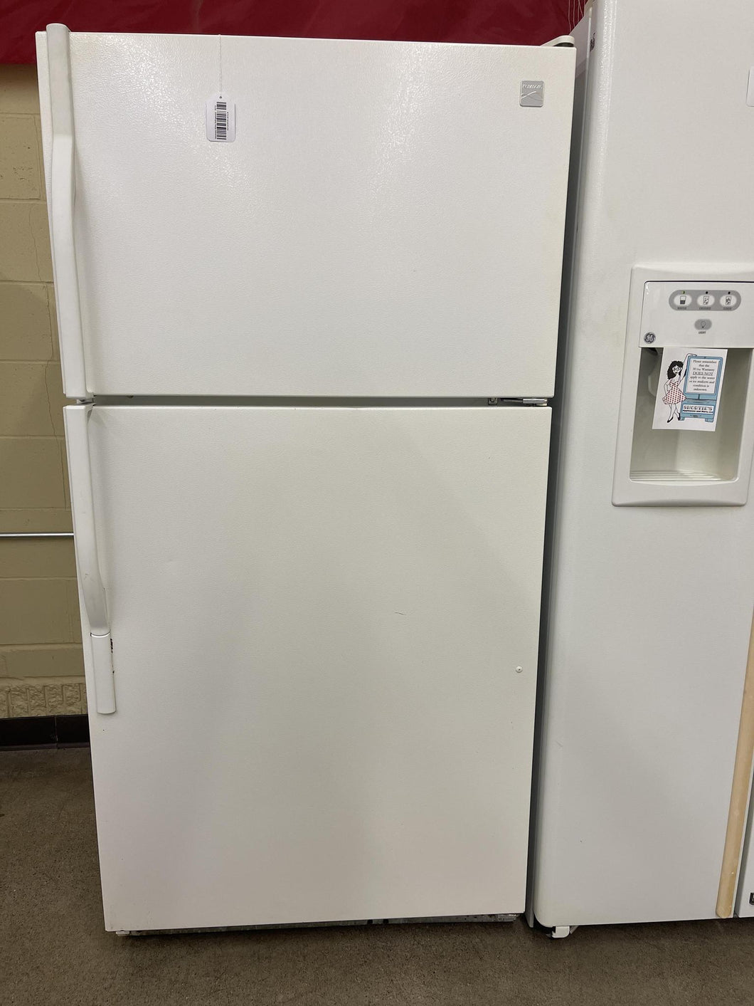 Kenmore White Refrigerator - 8319