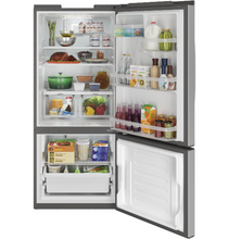 Load image into Gallery viewer, Brand New GE 20.9 CU. FT. BOTTOM-FREEZER REFRIGERATOR - GBE21DYKFS
