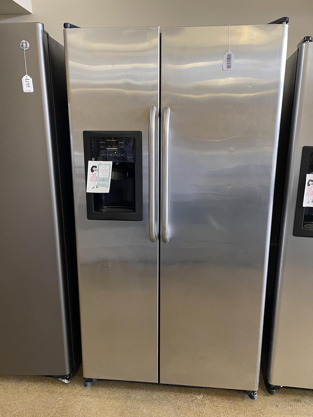 GE Stainless Side by Side Refrigerator - 7250