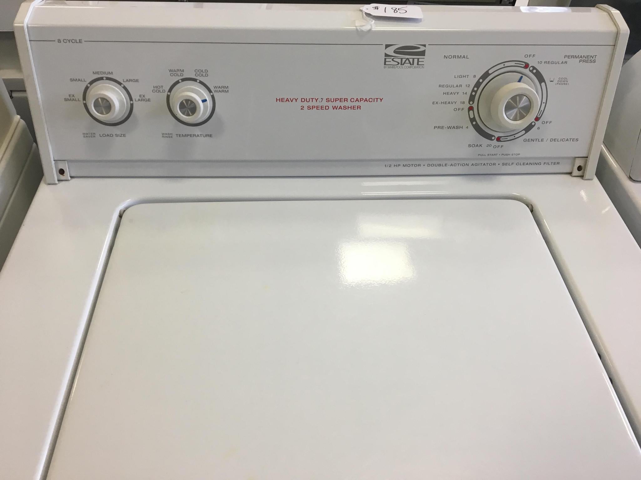 estate washer machine