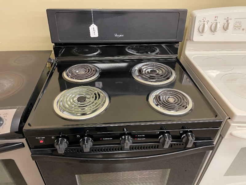 Whirlpool Black Coil Electric Stove 2856 Shorties Appliances And