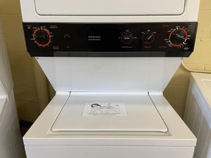 GE Washer and Electric Dryer Stack Set - 1583