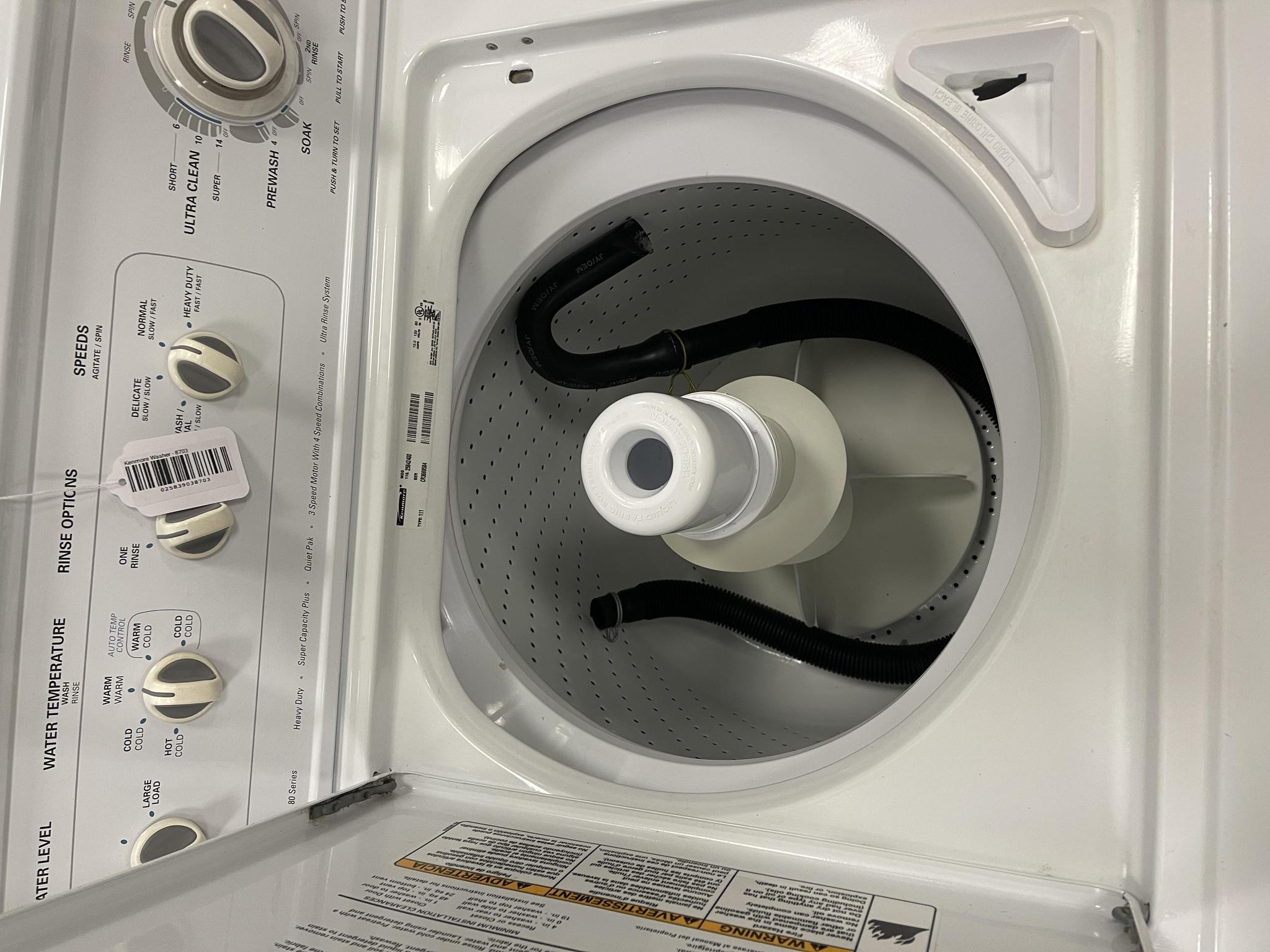 Kenmore Washer - 4900 – Shorties Appliances And More, LLC