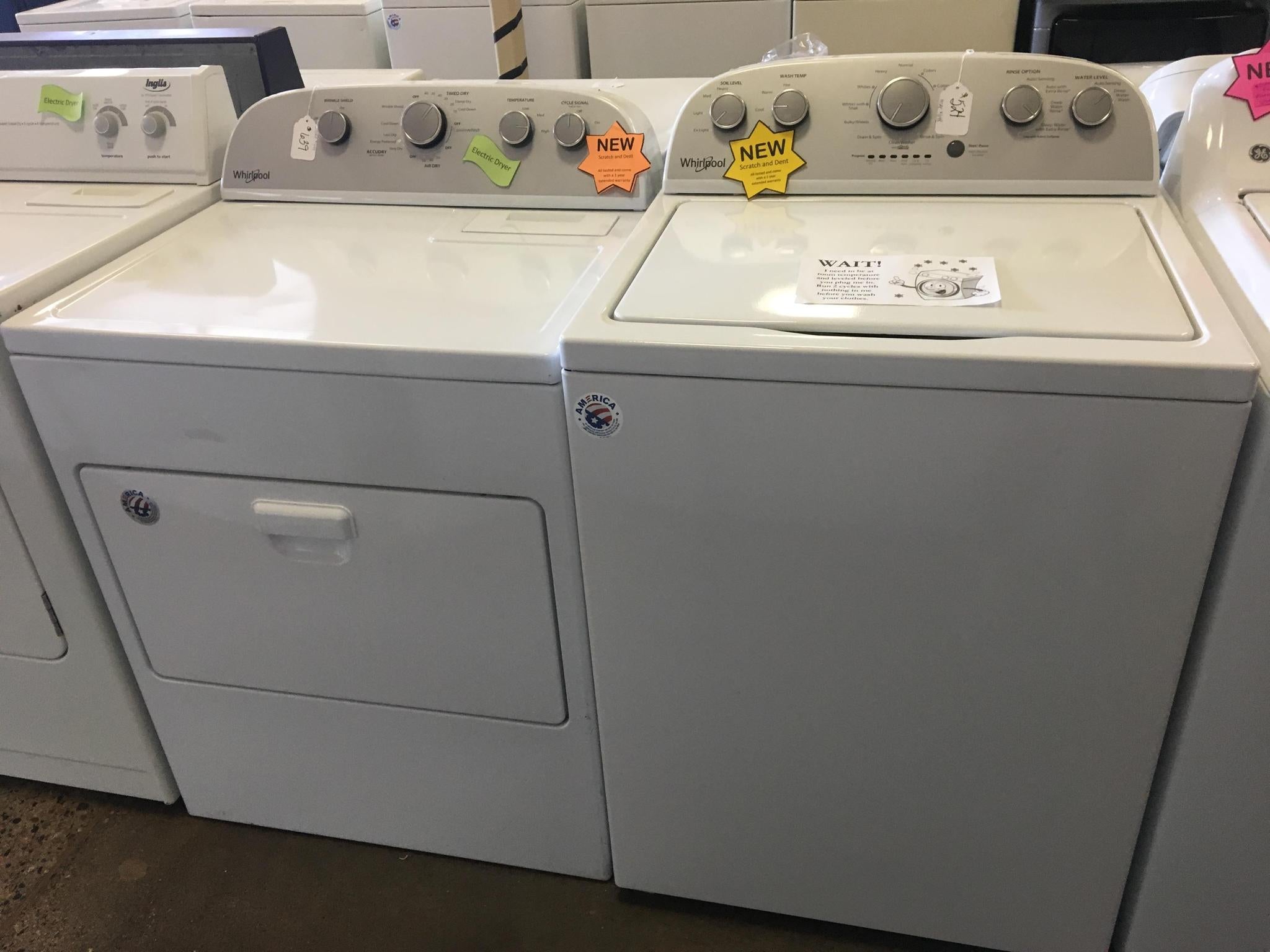 Conns washer store and dryer set