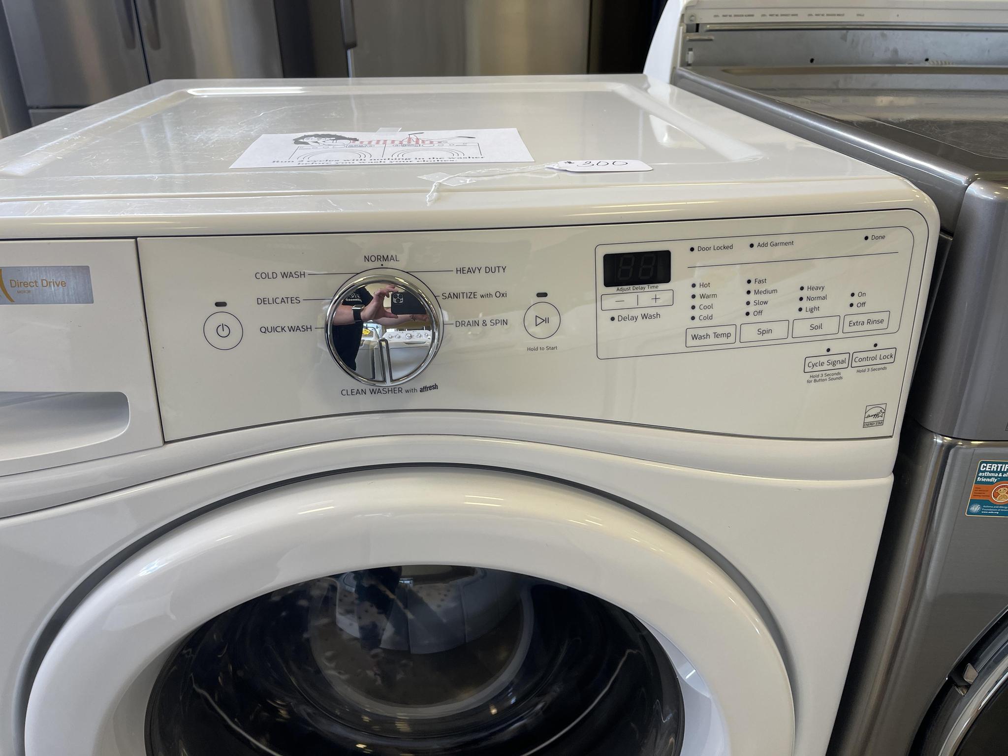 whirlpool front load washer direct drive