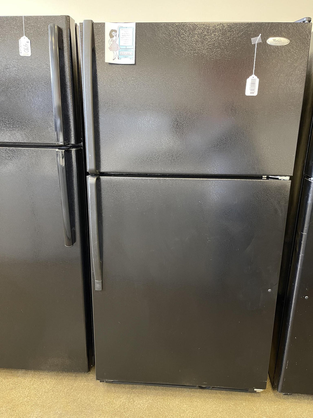 Whirlpool Black Refrigerator - 5632