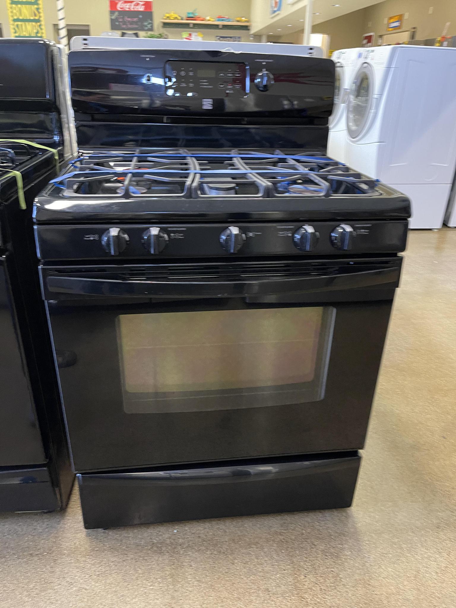 Black deals gas range