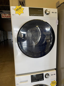 GE 24" Stackable Washer and Electric Dryer Set - 6776 - 2102