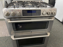 Load image into Gallery viewer, GE Stainless Double Oven Gas Stove - 4198
