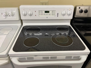 GE White Electric Stove - 7455