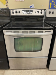 Amana Stainless Electric Stove - 1980