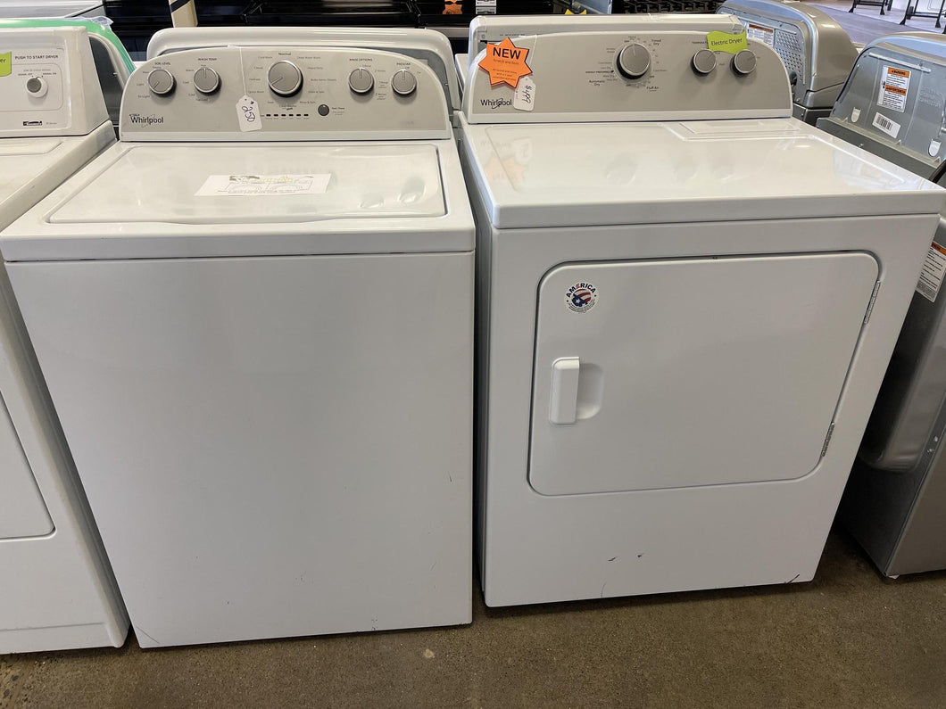 Whirlpool Washer and Electric Dryer -6699 -7121