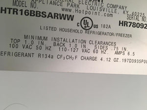 Hotpoint Refrigerator - 4764