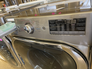 LG Gray Front Load Washer and Gas Dryer Set - 1037-1038