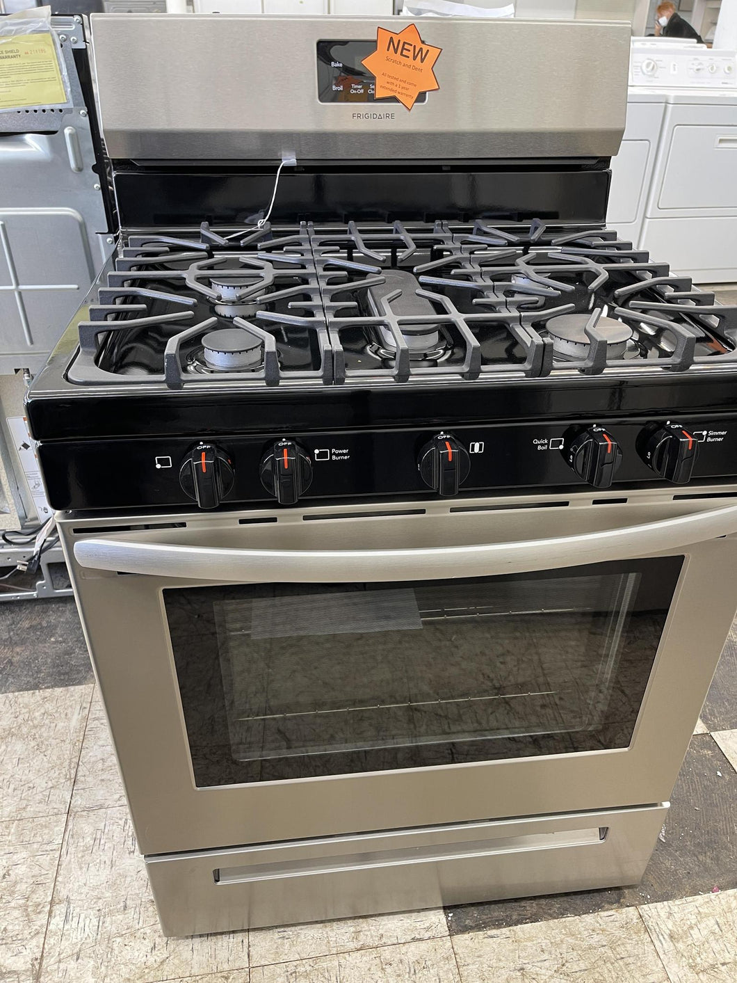 Frigidaire Stainless Gas Stove - 5635
