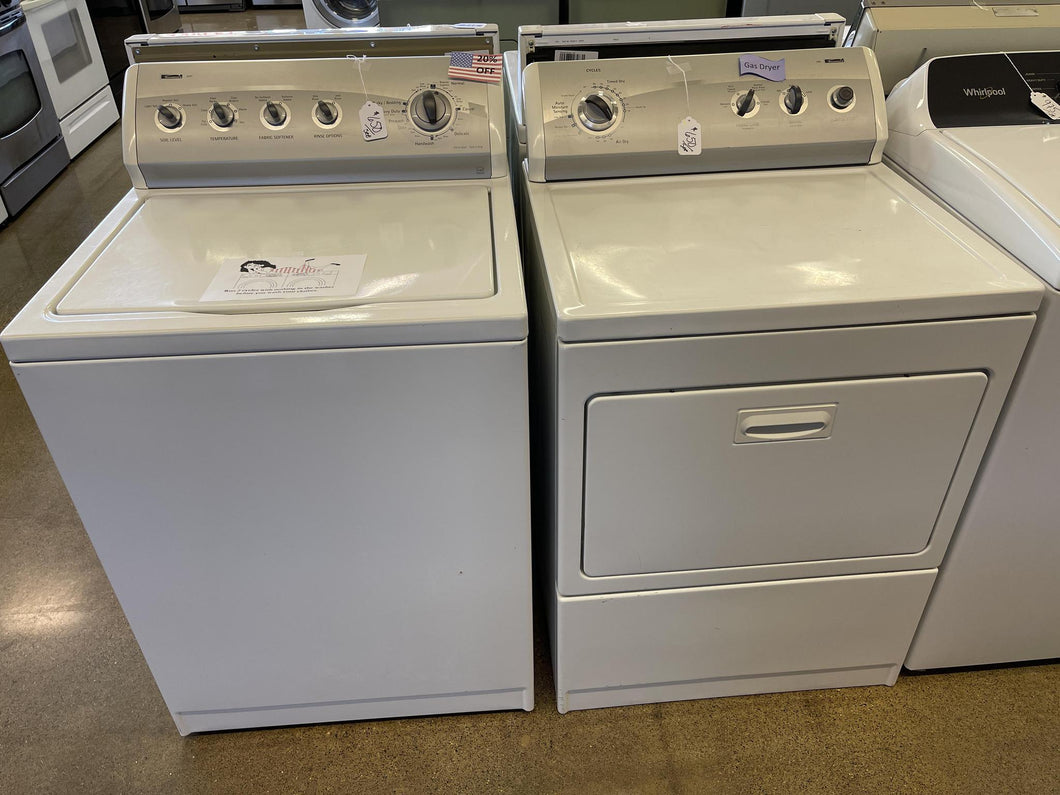 Kenmore Washer and Gas Dryer - 9957 - 9423