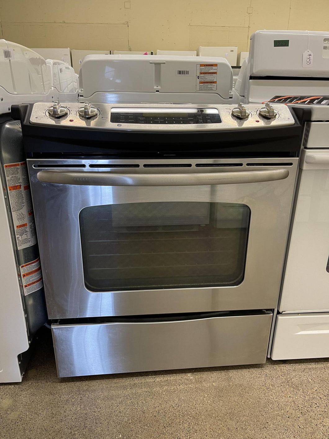 GE Stainless Electric Stove - 7454