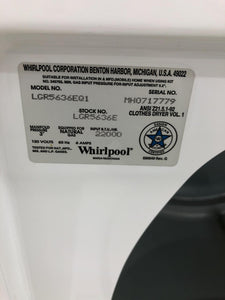 Whirlpool Washer and Gas Dryer Set - 6070-5408